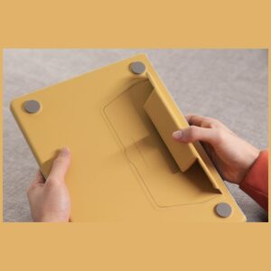 Dėklas UNIQ Lyden Versa for MacBook Air 13" M2 2022 / M3 2024 / M4 2025 / M5 2026 yellow - Image 6