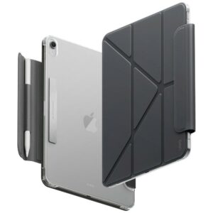 Dėklas UNIQ Camden Lite skirtas iPad skirtas iPad 11" A16 (2025) / iPad 10.9" 10 gen. (2022) pilkas