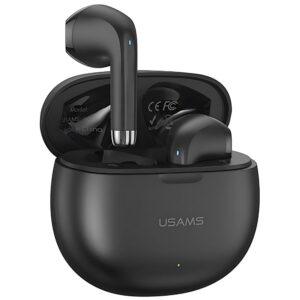 USAMS Bluetooth 5.3 Headphones TWSRhymbo Series Wireless Beige/Beige BHUYO02 (US-YO17) - Image 4