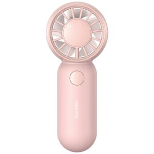 Handheld fan USAMS Mini Pocket ZB354 pink