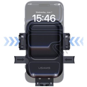 Dashboard Car Mount USAMS One-touch juodos spalvos - Image 10