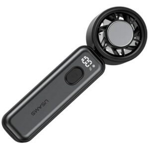 USAMS Ice-Cooling Digital High-Speed Fan 2000mAh juodos spalvos - Image 3