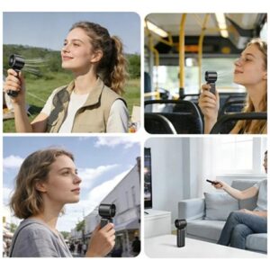 USAMS Ice-Cooling Digital High-Speed Fan 2000mAh white - Image 6