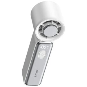 USAMS Ice-Cooling Digital High-Speed Fan 2000mAh white - Image 2