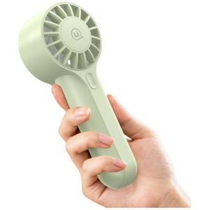 USAMS Mini ZB288 1200mAh Green Handheld Fan - Image 4