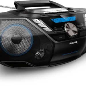 Philips AZB798T/12 nešiojamoji stereo sistema Analoginis ir skaitmeninis 12 W DAB, DAB+, FM Juoda MP3 atkūrimas - Image 1