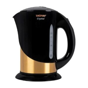 Elektrinis virdulys „Zelmer ZCK7630 Crystal Gold“, 1,7 litro, 2200 W, juodos ir auksinės spalvos