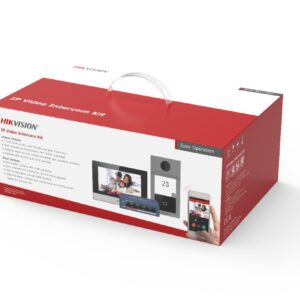 Hikvision DS-KIS604-S(C) vaizdo telefonspynės sistema 2 MP 17,8 cm (7") Juoda, Pilka, Sidabras - Image 2