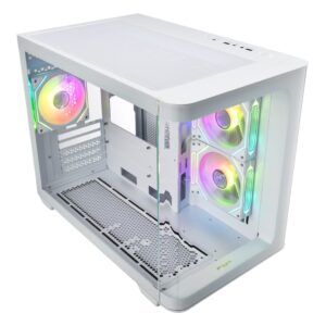 FSP S380-WA „Micro Tower“ Balta - Image 3