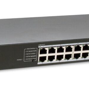 LevelOne GEU-1632 Ne-valdomas Gigabit Ethernet (10/100/1000) 1U Pilka - Image 2