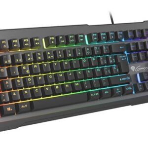 GENESIS Rhod 500 RGB klaviatūra Žaidimams USB QWERTY Ispanas Juoda, Pilka