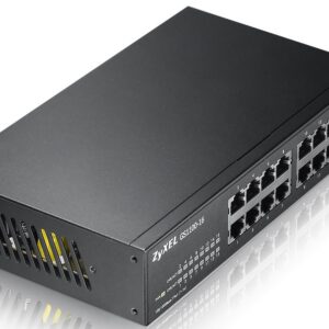 Zyxel GS1100-16 Ne-valdomas Gigabit Ethernet (10/100/1000) Juoda - Image 2