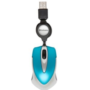 Verbatim Go Mini Optical Mouse USB-A 1000 dpi blue 49022 - Image 2