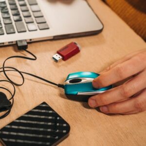 Verbatim Go Mini Optical Mouse USB-A 1000 dpi blue 49022 - Image 3