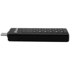 External drive Verbatim Keypad Secure USB-C 3.2 Gen 1 128GB juodos spalvos 49432 - Image 5