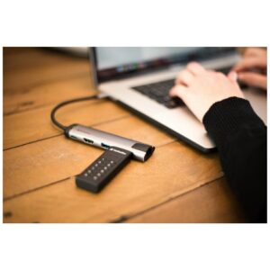External drive Verbatim Keypad Secure USB-C 3.2 Gen 1 128GB juodos spalvos 49432 - Image 9