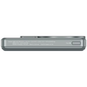 Powerbank Verbatim Charge n Go 10000mAh with stand Magnetic Wireless TFT display 2xUSB-C cable grey - Image 6