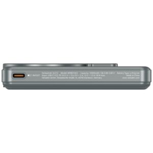 Powerbank Verbatim Charge n Go 10000mAh with stand Magnetic Wireless TFT display 2xUSB-C cable grey - Image 7