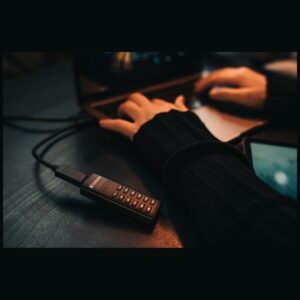 External drive Verbatim Keypad Secure USB-C 3.1 Gen 1 32GB juodos spalvos 49430 - Image 3