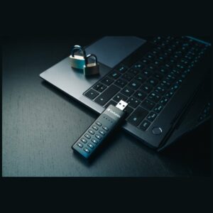 External drive Verbatim Keypad Secure USB-C 3.1 Gen 1 128GB juodos spalvos 49429 - Image 3