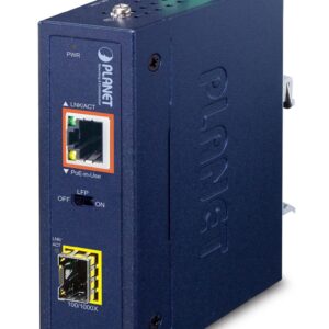PLANET IGTP-815AT tinklo medijos keitiklis 1000 Mbit/ai Mėlyna