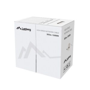 Lanberg LCU5-12CU-0305-Y tinklo kabelis Geltona 305 m Cat5e U/UTP (UTP)