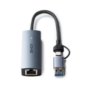 Lindy 43415 sąsajos šakotuvas USB 3.2 Gen 2 (3.1 Gen 2) Type-C 5000 Mbit/ai Pilka - Image 2