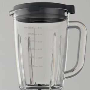 Electrolux E6TB1-6ST 1,75 L Pastatomas trintuvas 1400 W Juoda, Nerūdijančiojo plieno, Permatomas - Image 2
