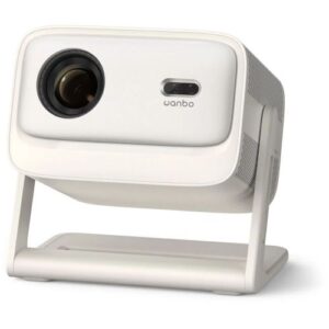 Wanbo projektorius Vali 1 Pro 1080P FHD su Android 14, 900 ANSI, 200° gimbalas, baltas EU