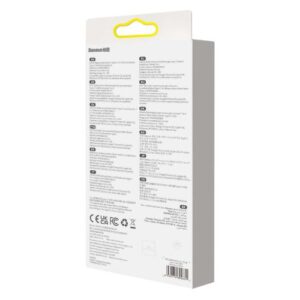 Baseus HUB Metal Gleam serijos 7-in-1 daugiafunkcis (Type-C į 2x USB 3.0, PD 100W / HDMI 4K 30Hz / RJ45 1Gbps, Type-C pagrindinis) pilkas (WKWG020113) - Image 2