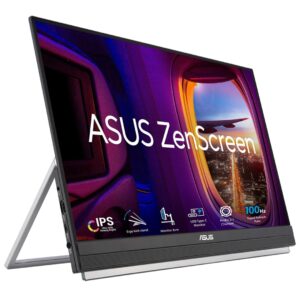 ASUS ZenScreen MB229CF kompiuterio monitorius 54,6 cm (21.5") 1920 x 1080 pikseliai „Full HD“ LED Juoda