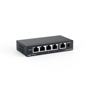 Ruijie Networks RG-ES105GD tinklo komutatorius Ne-valdomas Gigabit Ethernet (10/100/1000) Juoda - Image 3