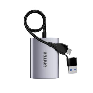 USB-A/USB-C | 2x HDMI adapteris - Unitek V1427A01 - Image 3