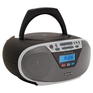 Aiwa BBTU-400SL nešiojamoji stereo sistema Analoginis ir skaitmeninis 6 W FM Sidabras MP3 atkūrimas - Image 2