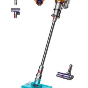 Dyson V15s Detect Submarine Dulkių siurblys-šluota „du viename“ Baterija Sausas ir drėgnas Bemaišis 0,77 L Nikelis, Geltona