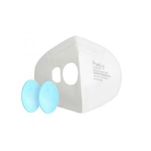 Xiaomi Mi Purely apsauginė veido kaukė nuo oro taršos, 550mAh, filtras, 10 vnt./pakuotėje