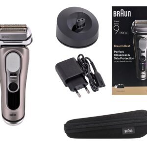 Braun Series 9 Pro+ 9615S Skustuvas Juoda, Pilka