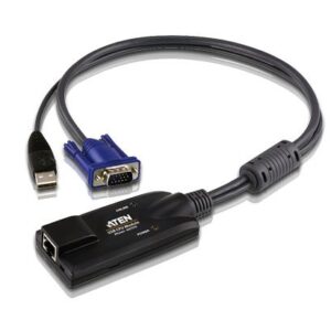 ATEN KA7570-AX KVM kabelis Juoda, Mėlyna, Metalinis - Image 1