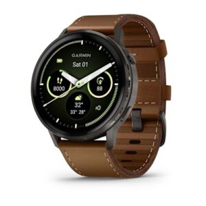 Garmin Venu 4 3,56 cm (1.4") AMOLED 45 mm Skaitmeninis 454 x 454 pikseliai Lietimui jautrus ekranas Juoda „Wi-Fi“ GPS (palydovinis) - Image 1