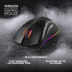 Deltaco Gaming GAM-120 kompiuterio pelė Žaidimams Dešinės rankos RF Wireless + Bluetooth + USB Type-A Optinis 4800 DPI - Image 2