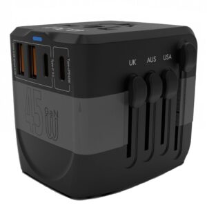 Inca IPW-45SA maitinimo kištukų adapteris Universalus Juoda - Image 1