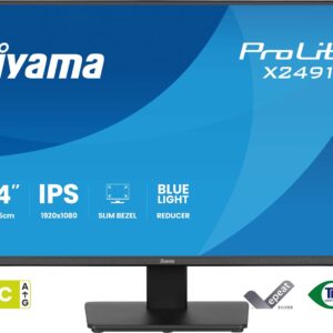 iiyama ProLite X2491H-B1 kompiuterio monitorius 60,5 cm (23.8") 1920 x 1080 pikseliai „Full HD“ LCD Juoda - Image 2