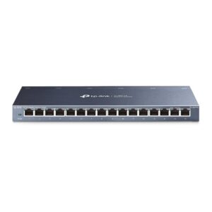 TP-Link TL-SG116 tinklo komutatorius Ne-valdomas Gigabit Ethernet (10/100/1000) Juoda