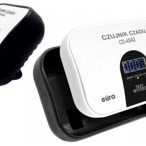 EURA CD-45A2 carbon monoxide detector freestanding, battery-operated, LCD display