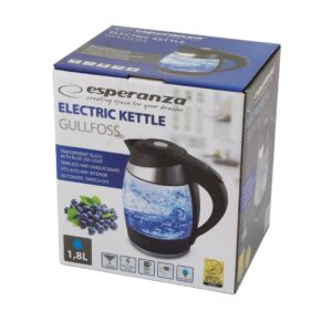 Esperanza EKK009 elektrinis virdulys 1,8 L Juoda, Multi spalvos 2200 W - Image 3