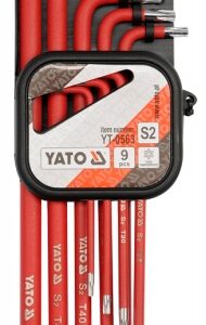 YATO TORX 9 vnt. 0563 T10-T50 ILGI