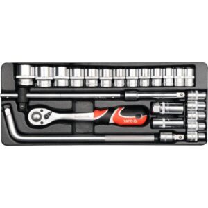 YATO RAKTŲ RINKINYS 1/2" 25vnt.