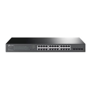 TP-Link JetStream TL-SG2428P tinklo komutatorius Valdomas L2/L2+ Gigabit Ethernet (10/100/1000) Maitinimas per Eternetą (PoE) 1U Juoda - Image 2