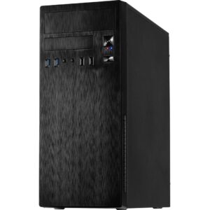 Inter-Tech IT-2812 Business „Midi Tower“ Juoda - Image 2