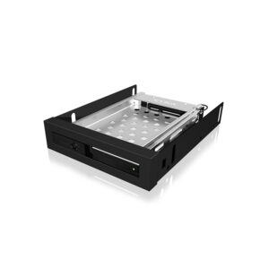 ICY BOX IB-2217StS 8,89 cm (3.5") Atminties disko dėklas Juoda - Image 2